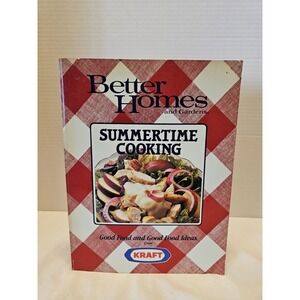 Vintage Better Homes And Gardens Summertime Cooking Kraft 1990 Cookbook